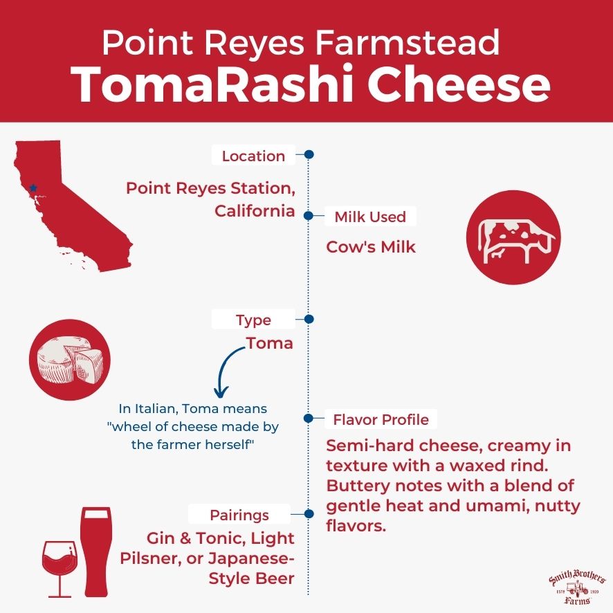 Point Reyes TomaRashi Cheese Flavor Profile